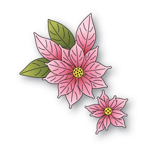 Memory Box - Blooming Poinsettias craft die