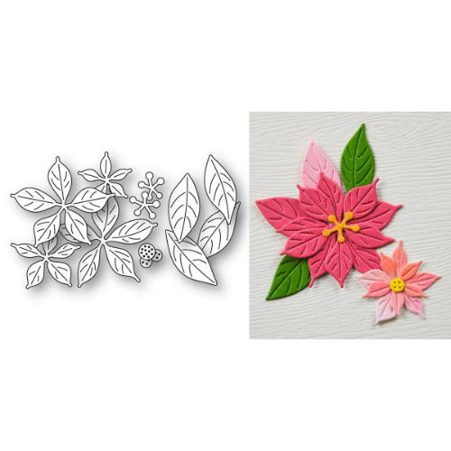 Memory Box - Blooming Poinsettias craft die