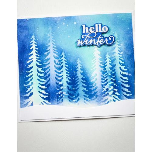 Memory Box - Tall Evergreen Trees craft die