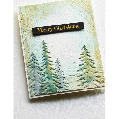 Memory Box - Tall Evergreen Trees craft die