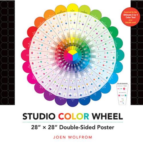 C&T Publishing Studio Color Wheel Poster, 28" X 28" - Postage as per Actual