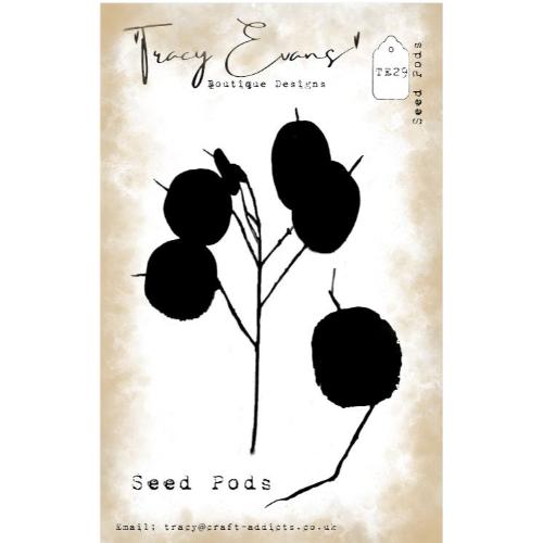 Tracy Evans - Seed Pods (A7 Stamp) (TE029)