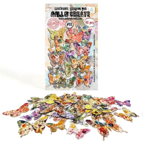 Aall and Create - Ephemera Die-Cuts - Luminous Flutter (AALL-EP-081)