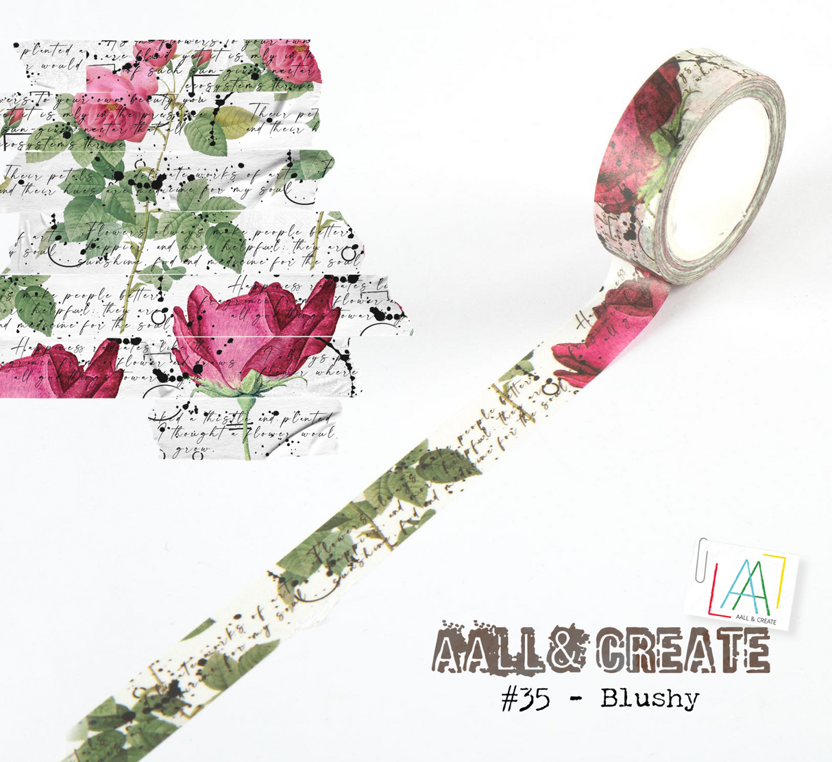 Aall and Create Washi Tape Blushy (MT035)