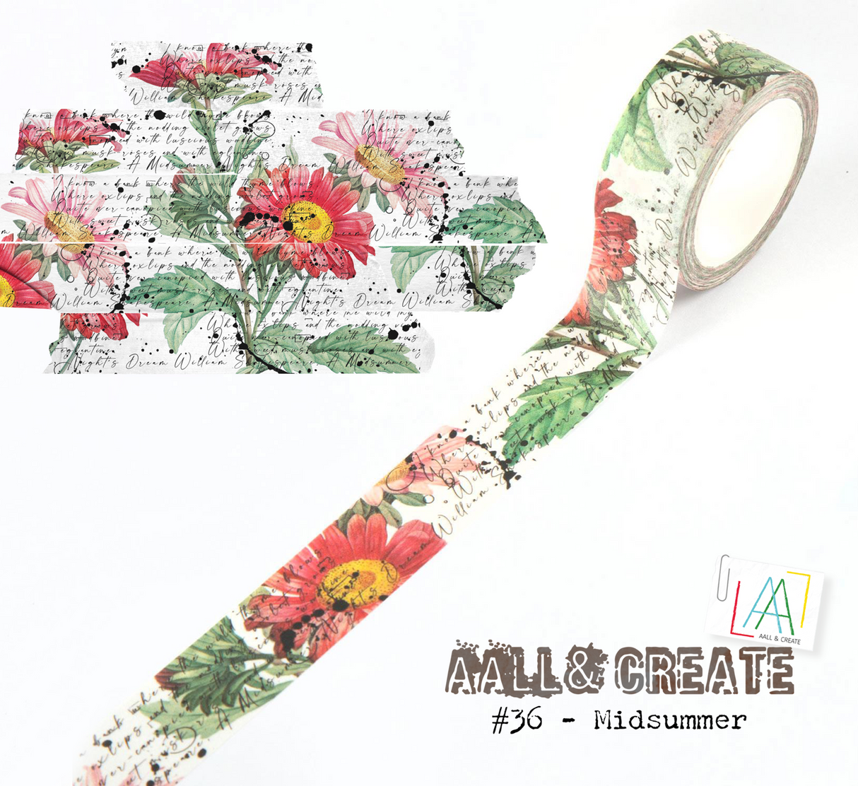 Aall and Create Washi Tape Midsummer (MT036)