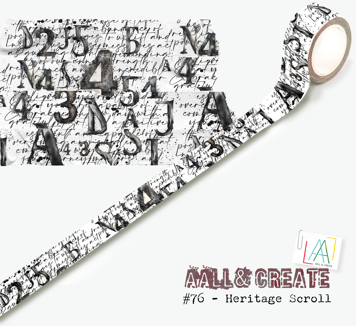 Aall and Create Washi Tape Heritage Scroll (MT076)