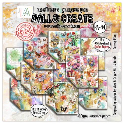 Aall and Create Garden Daydreams 12x12 Inch Design Paper Canvas Play (AALL-PA-044) - Postage as per Actual