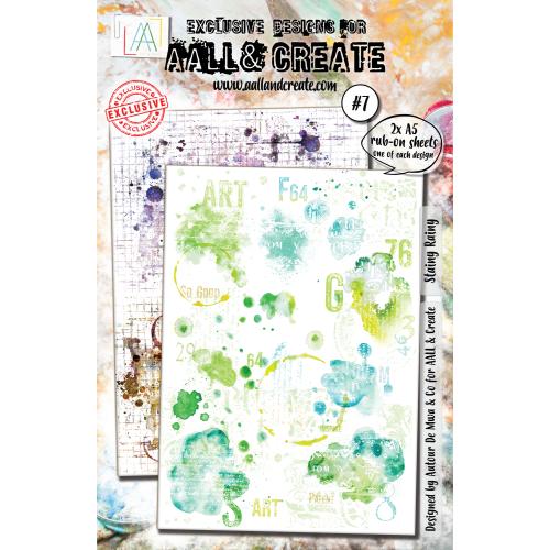 Aall and Create Rub-Ons A5 Stainy Rainy