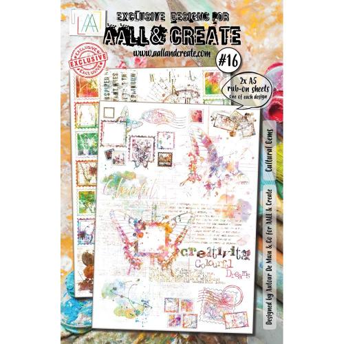 Aall and Create - A5 Rub-Ons - Cultural Gems (AALL-RO-016)