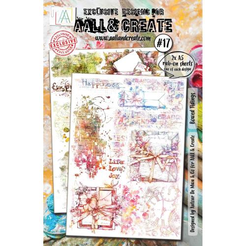 Aall and Create - A5 Rub-Ons - Bowed Tidings (AALL-RO-017)