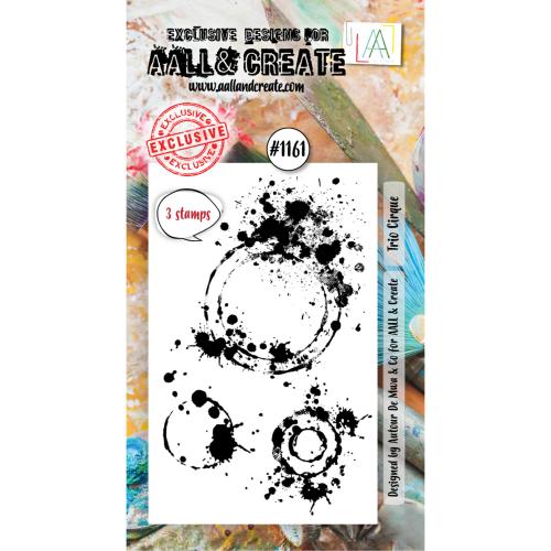 Aall and Create Stamp Set A8 Trio Cirque