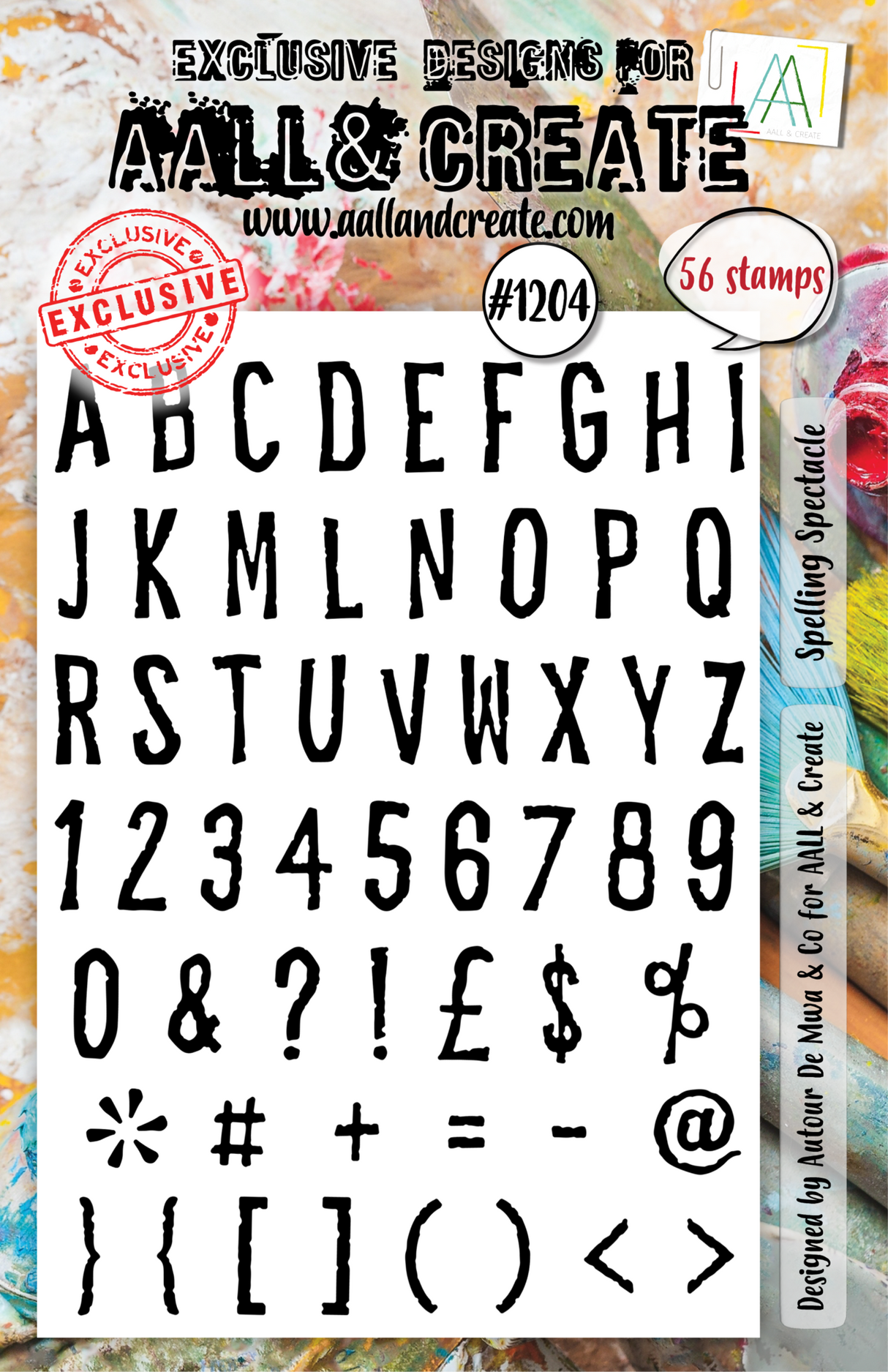 Aall and Create Stamp Set A5 Spelling Spectacle (TP-1204)