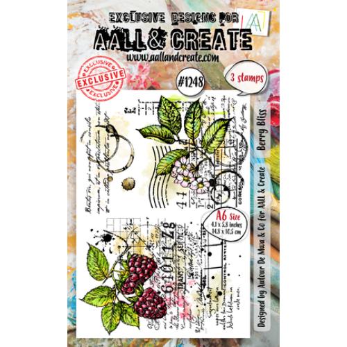 Aall & Create - A6 Stamp Set - Berry Bliss (AALL-TP-1248)