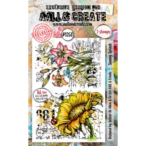 Aall & Create -  A6 Stamp Set  -  Sunny Splash (AALL-TP-1250)