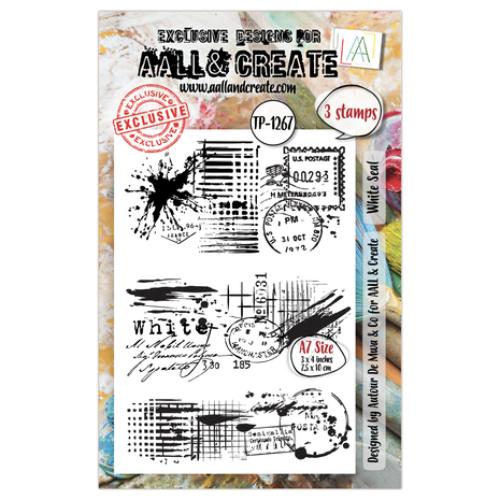 Aall and Create Celestial Marks A7 Stamp Set White Seal (AALL-TP-1267)