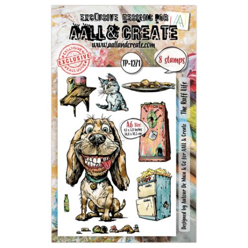 Aall and Create Streetwise Snouts A6 Stamp Set The Ruff Life (AALL-TP-1271)