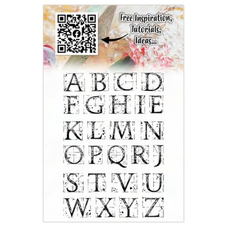 Aall and Create Stamp Set A5 Aged Manuscript (AALL-TP-1275)