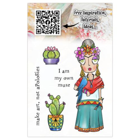 Aall and Create A Year in Bloom A7 Stamp Set Frida Dee (AALL-TP-1276)