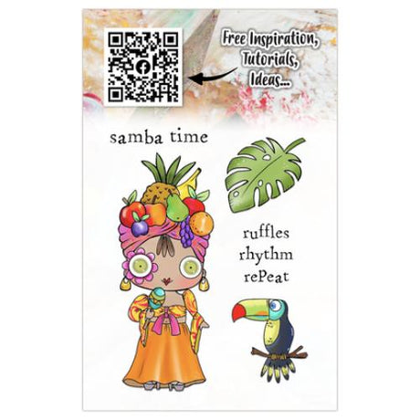 Aall and Create A Year in Bloom A7 Stamp Set Samba Time (AALL-TP-1278)