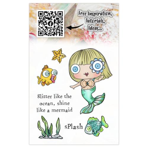 Aall and Create A Year in Bloom A7 Stamp Set Emily's Splash (AALL-TP-1280)