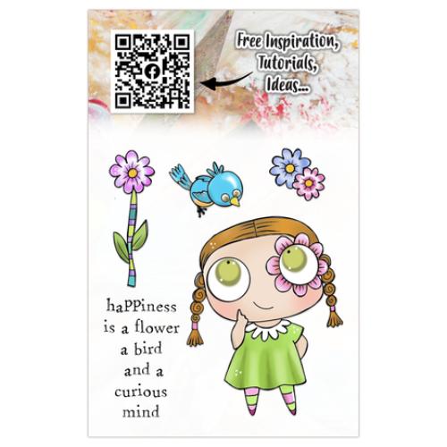 Aall and Create A Year in Bloom A7 Stamp Set Happiness Is (AALL-TP-1283)