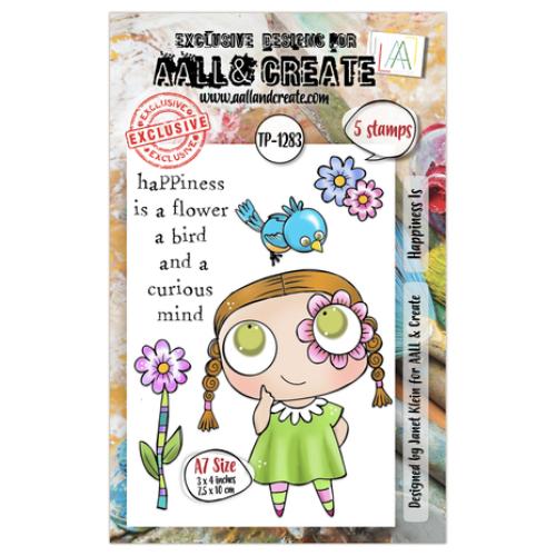 Aall and Create A Year in Bloom A7 Stamp Set Happiness Is (AALL-TP-1283)
