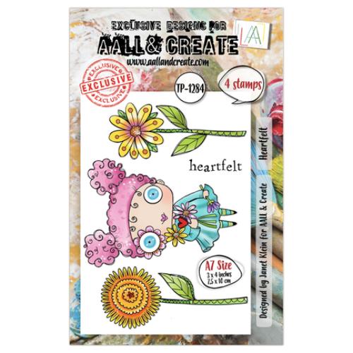 Aall and Create A Year in Bloom A7 Stamp Set Heartfelt (AALL-TP-1284)