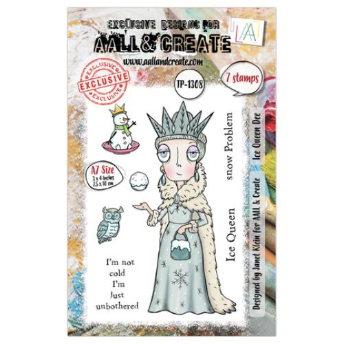 Aall and Create Twinkles & Tidings A7 Stamp Set Ice Queen Dee (AALL-TP-1308)