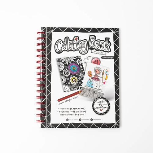 Art By Marlene Colorful Magic A5 Coloring Book (ABM-25-CB01)