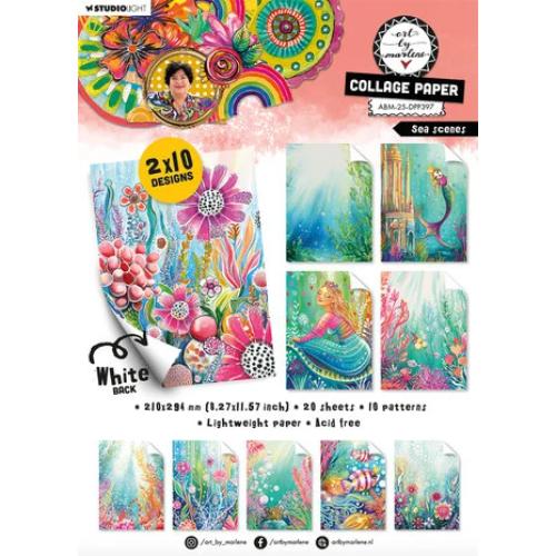 Art By Marlene Sea Scenes A4 Collage Paper (ABM-25-DPP397)