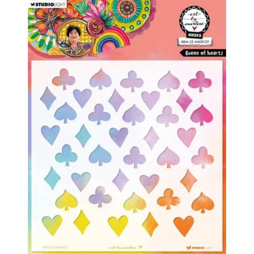 Art By Marlene Queen Of Hearts Mask (ABM-25-MASK321)