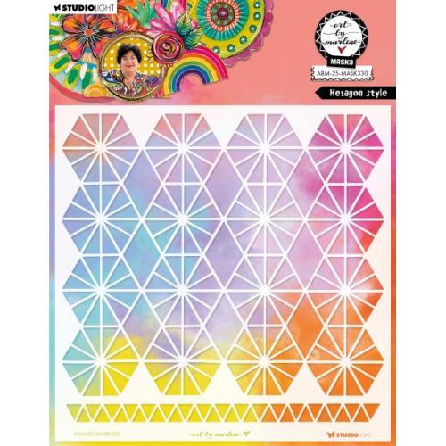 Art By Marlene Hexagon Style Mask (ABM-25-MASK330)
