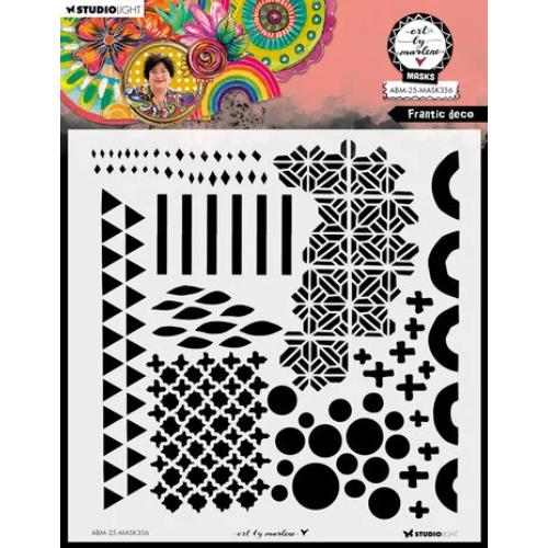 Art By Marlene Frantic Deco Mask (ABM-25-MASK356)