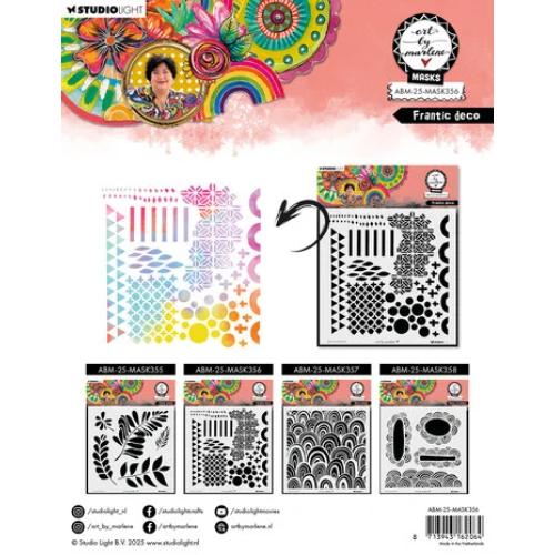 Art By Marlene Frantic Deco Mask (ABM-25-MASK356)