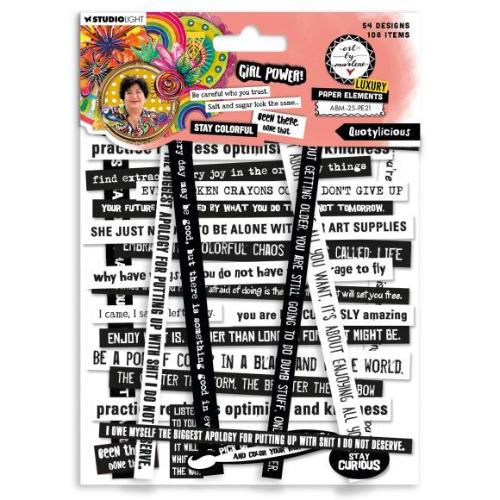 Art By Marlene Quotylicious A5 Luxury Paper Elements (ABM-25-PE21)