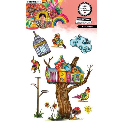 Art By Marlene A Bird Mansion Clear Stamp (ABM-25-STAMP815)