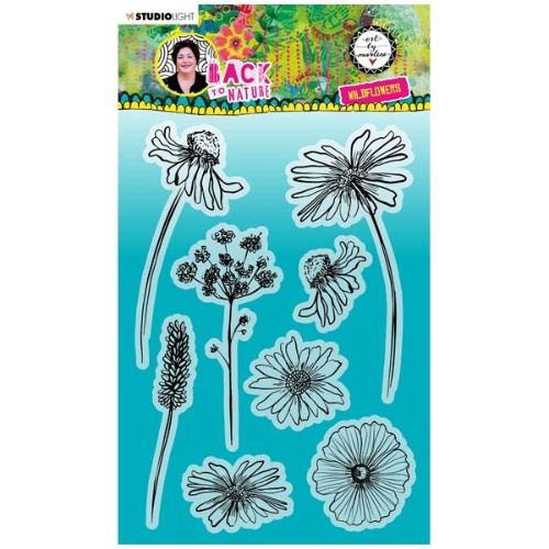 Art By Marlene Back To Nature Clear Stamps Wildflowers