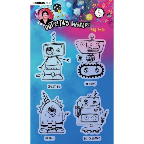 Art By Marlene Out of This World Clear Stamps Big Bots