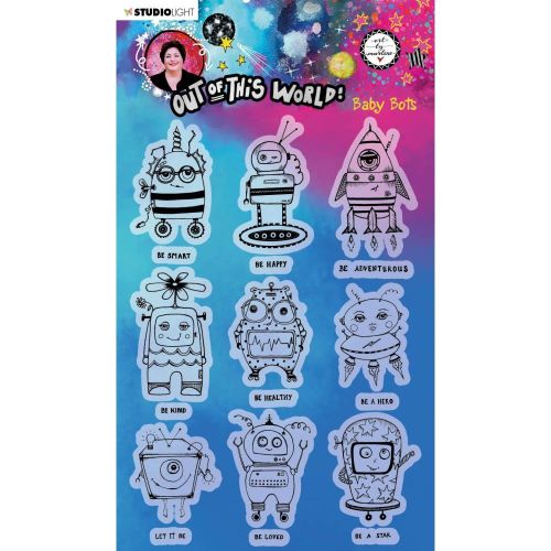 Art By Marlene Out of This World Clear Stamps Baby Bots