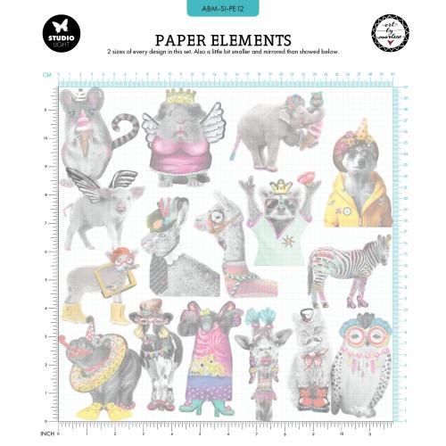 Art By Marlene Signature Collection Luxury Paper Elements Party Animals