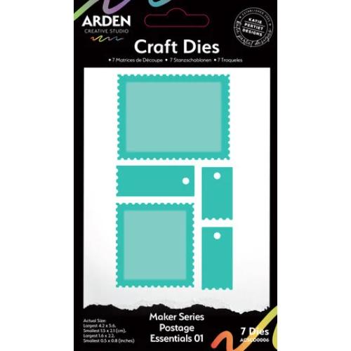 Arden Creative Studio Maker Series Craft Dies - Postage Essentials 01 (ACSCD0006)