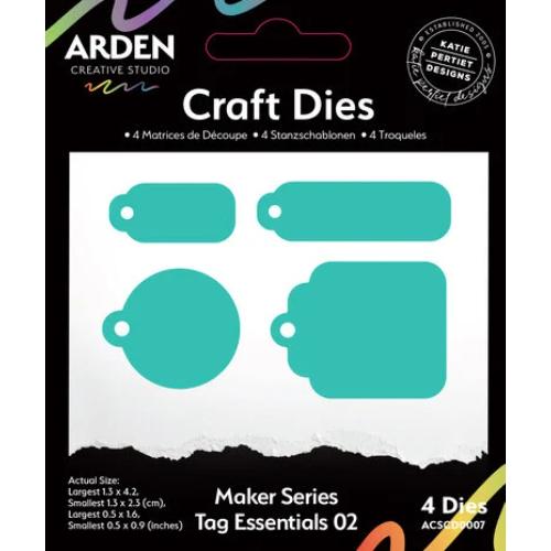 Arden Creative Studio Maker Series Craft Dies - Tag Essentials 02 (ACSCD0007)