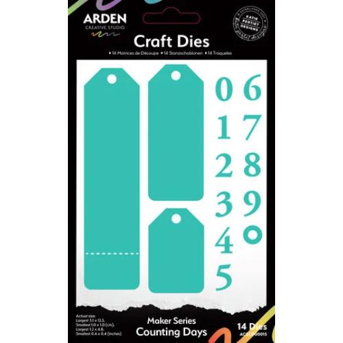Arden Creative Studio Maker Series Craft Die Counting Days (ACSCD0015)