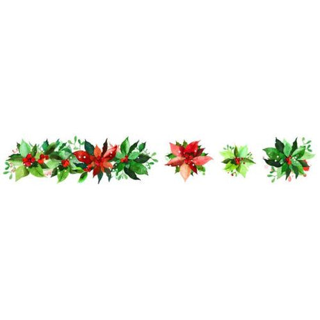 Arden Creative Studio Season of Joy Kiss-Cut PET Tape Poinsettia (5cmx5m) (ACSCT0005)