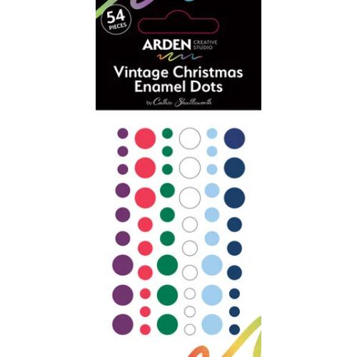 Arden Creative Studio Vintage Christmas Enamel Dots (54pcs) (ACSED0002)