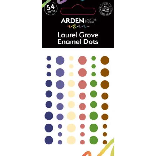Arden Creative Studio Laurel Grove Enamel Dots (54pcs) (ACSED0004)