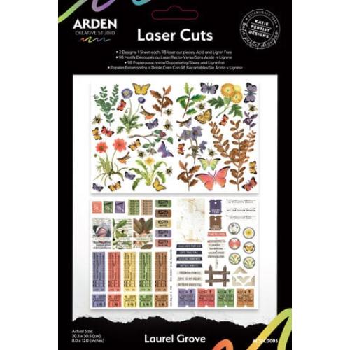Arden Creative Studio Laurel Grove Laser Cuts (98pcs) (ACSLC0005)