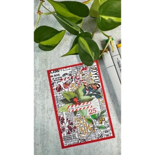 Arden Creative Studio Season of Joy 6x8 Inch Rub-On Transfer Set (ACSRO0004)