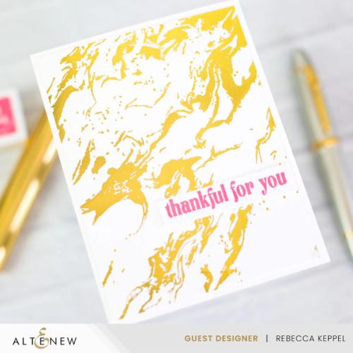 Altenew - Essential Textures: Gilded Marble Press Plate