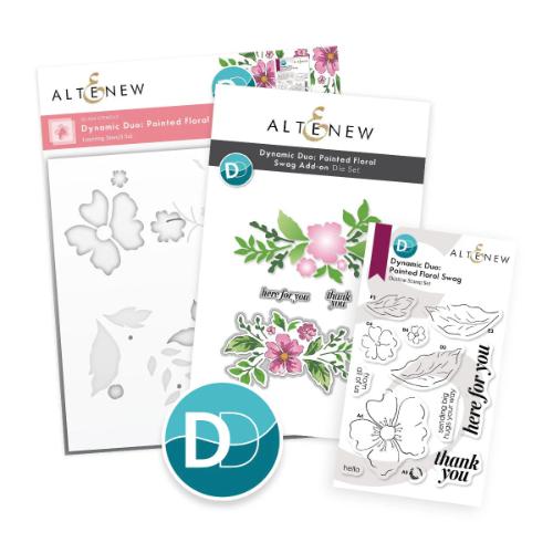Altenew - Dynamic Duo: Painted Floral Swag & Add-on Die Bundle